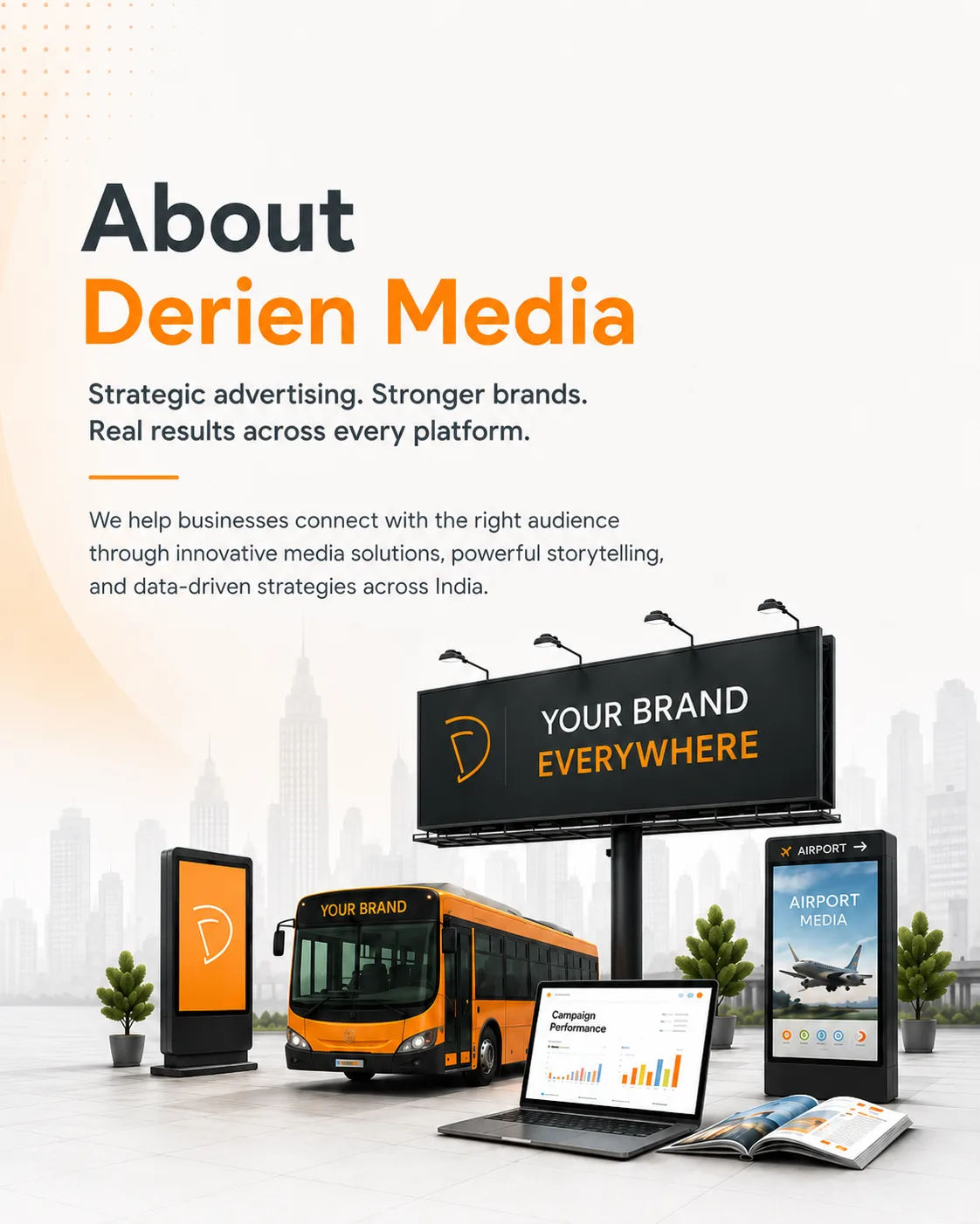 About Derien Media — Strategic advertising, stronger brands, real results across every platform.